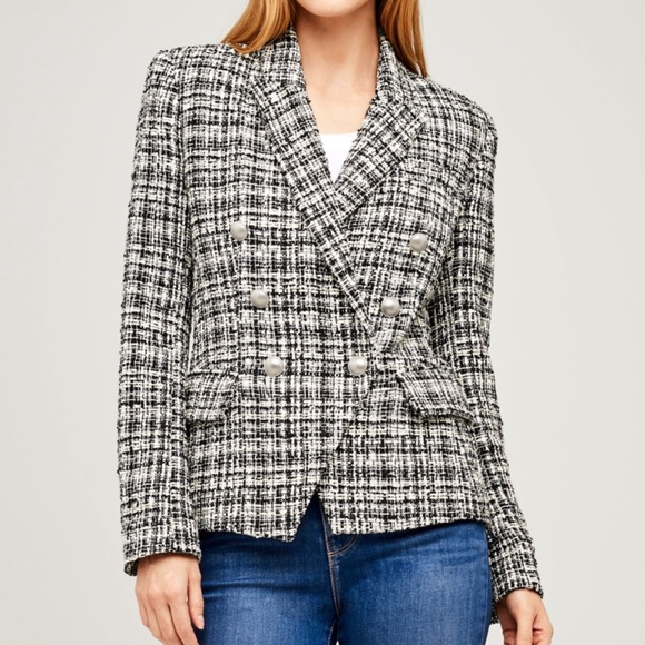 L'AGENCE Jackets & Blazers - L’Agence Kenzie Tweed Blazer